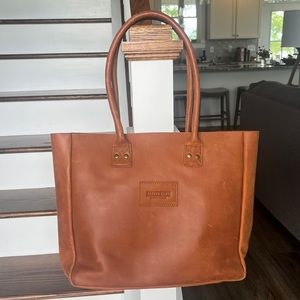 Parker Clay all leather tote bag.